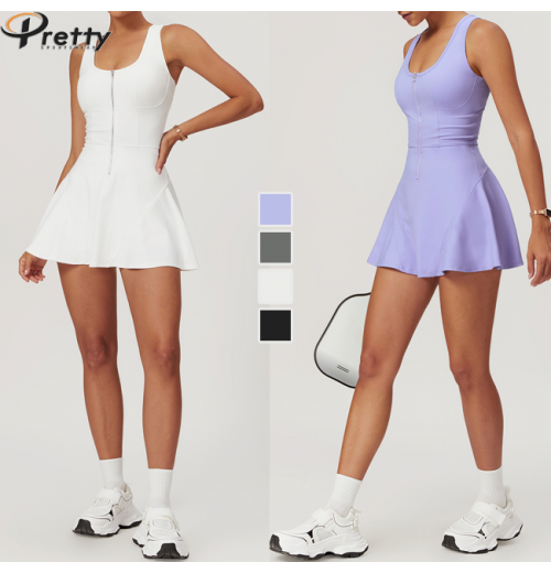 New Arrival Custom Womens Clothing Stylish Casual Dresses Sexy Clothes With Zipper Outdoor Gym Fitness Tennis Skirts For Girls New Arrival Custom Womens Clothing Stylish Casual Dresses Sexy Clothes With Zipper Outdoor Gym Fitness Tennis Skirts For Girls