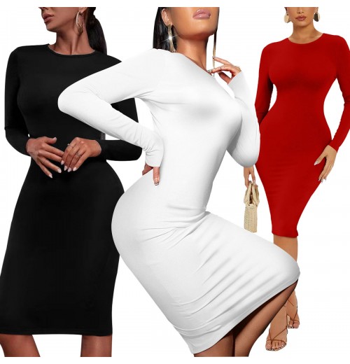 High Quality Women's Clothing Long Sleeve Dresses For Ladies Casual Dresses High Quality Women's Clothing Long Sleeve Dresses For Ladies Casual Dresses