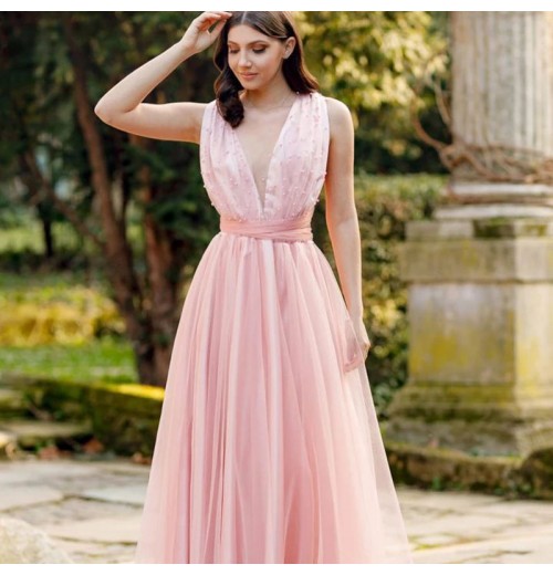 New Hot-Selling Women'S Clothing Sexy Pink Evening Dresses For Women New Hot-Selling Women'S Clothing Sexy Pink Evening Dresses For Women