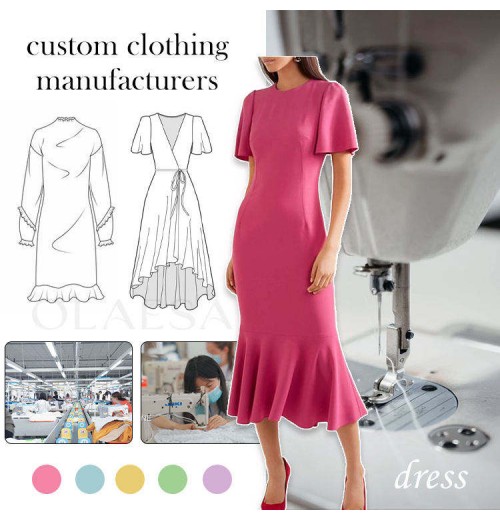 OLAESA High Quality Custom Dress Germents Women Clothing Manufacturer Custom Clothing Ropa De Mujer OLAESA High Quality Custom Dress Germents Women Clothing Manufacturer Custom Clothing Ropa De Mujer