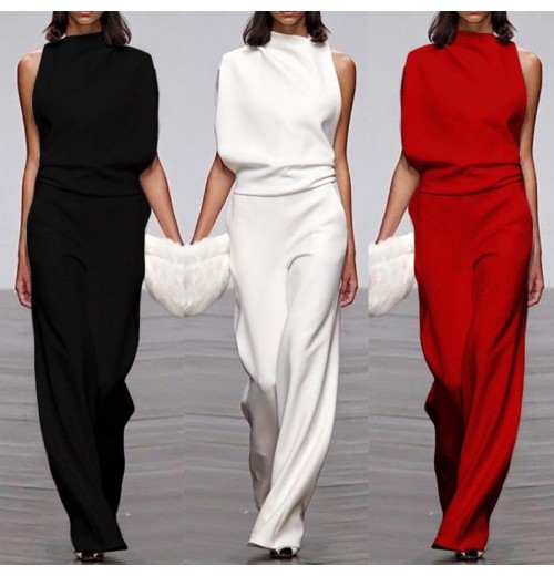 New Fashion Women's Dresses Casual Jumpsuit Solid Color Suit Clothes For Women New Fashion Women's Dresses Casual Jumpsuit Solid Color Suit Clothes For Women