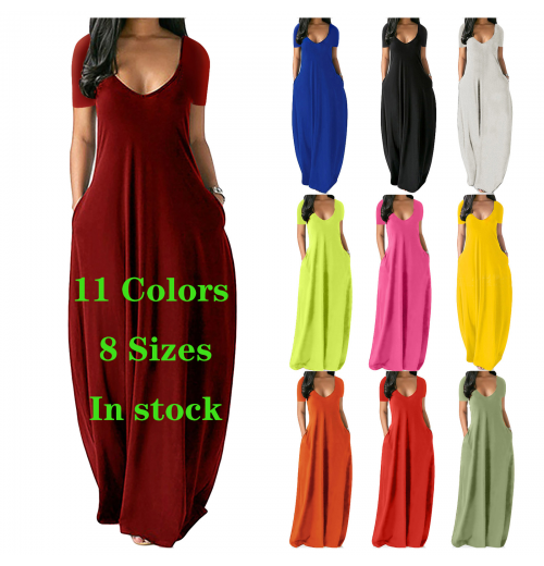 Fashion Summer Maxi Dress Women's Printed Sundress Casual Short Sleeve Vestidos Female High Waist Robe Femme Plus Size Fashion Summer Maxi Dress Women's Printed Sundress Casual Short Sleeve Vestidos Female High Waist Robe Femme Plus Size